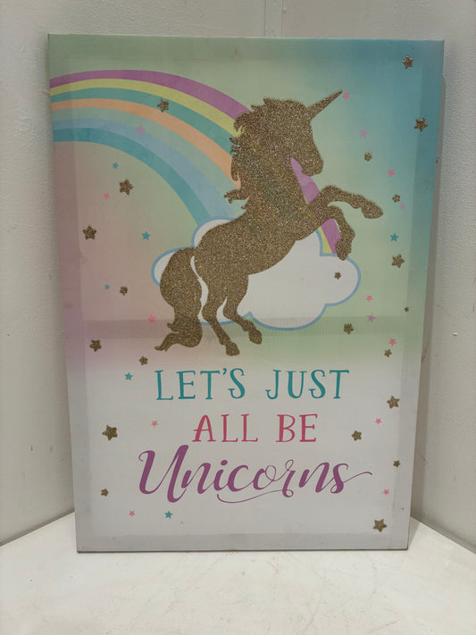 Unicorn Canvas (Pre-loved)