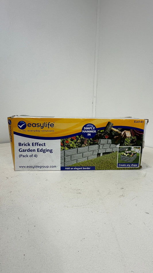 Easy Life Brick Effect Garden Edging (Pack of 4)(Pre-loved)