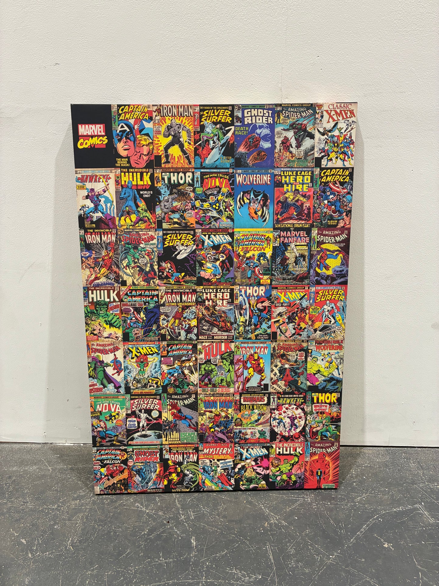 Marvel Comic Book Canvas (Pre-loved)