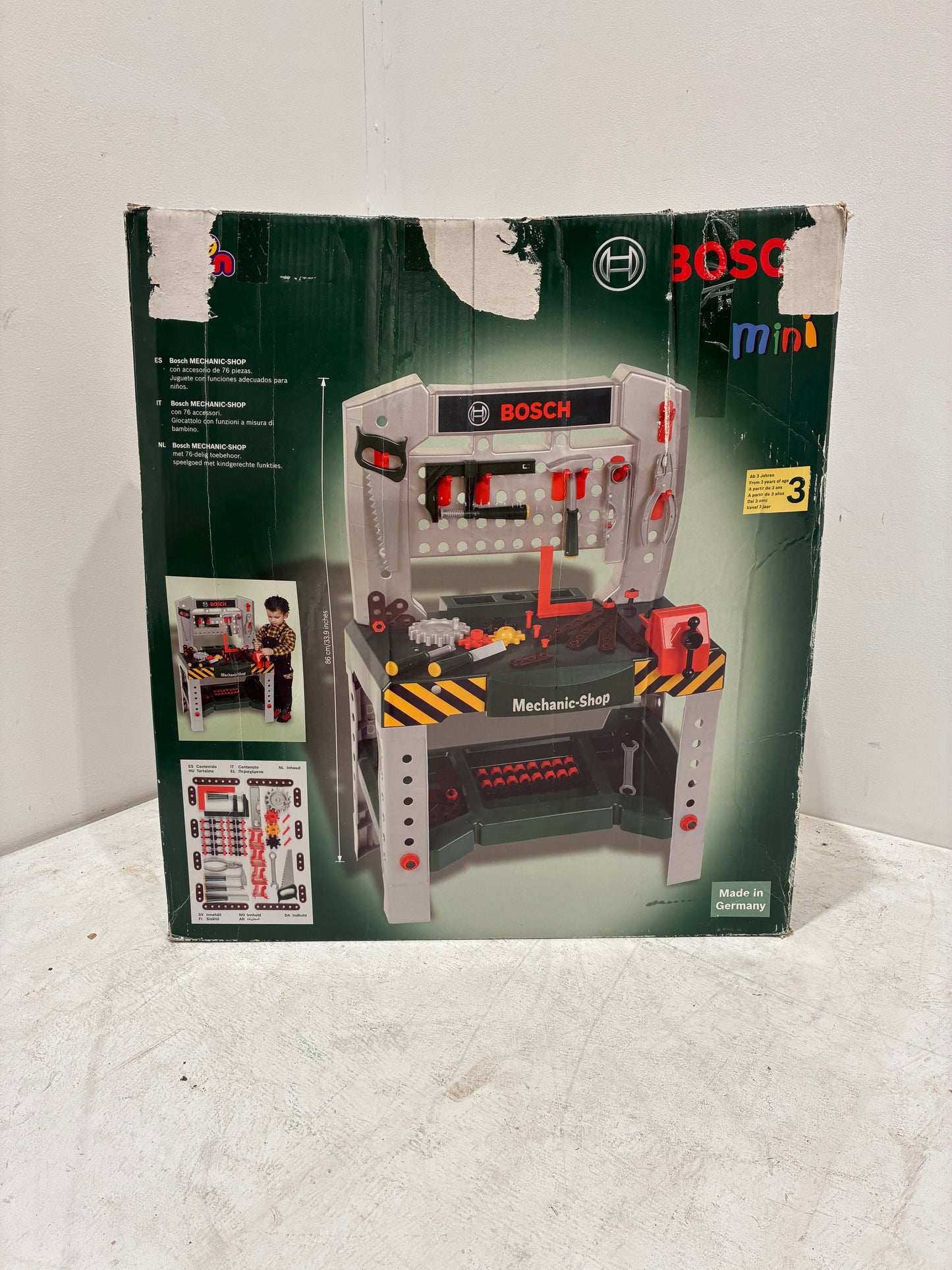Bosch Mini Mechanic Workshop Toy (New)