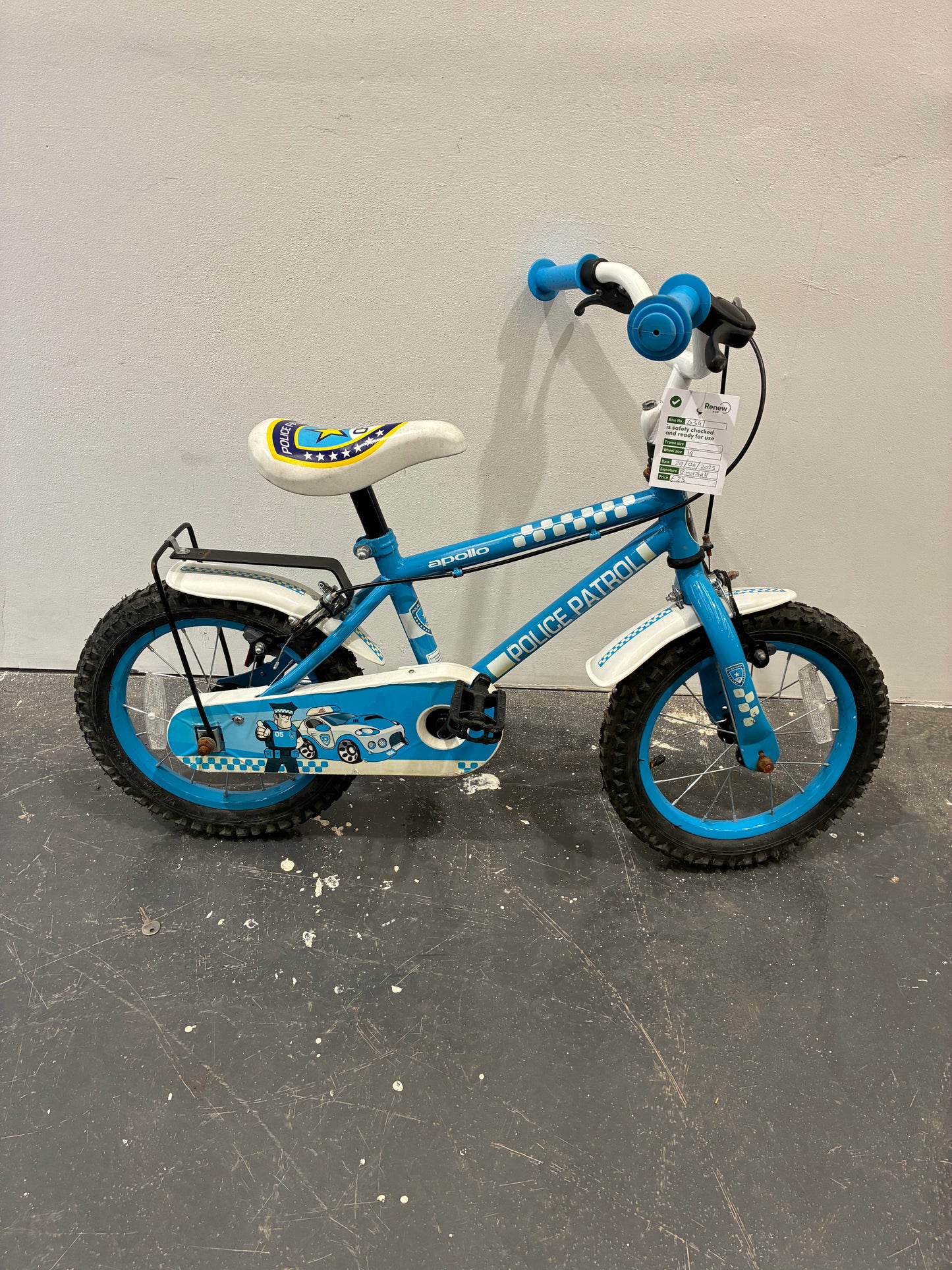 police kinderfahrrad Apollo Police Patrol 14” Bike (Pre-loved) – Renew Greater Manchester