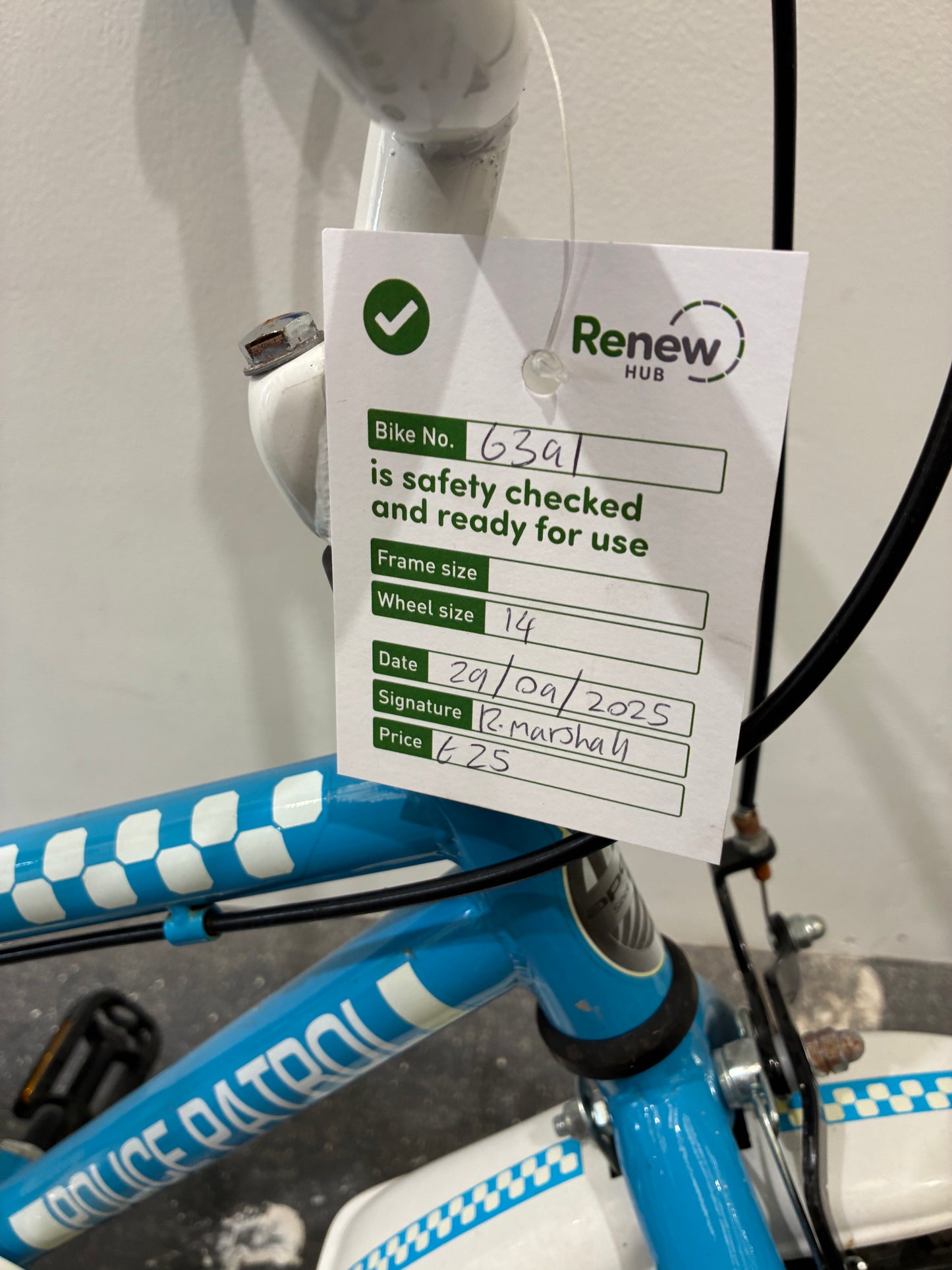 Apollo Police Patrol 14” Bike (Pre-loved)