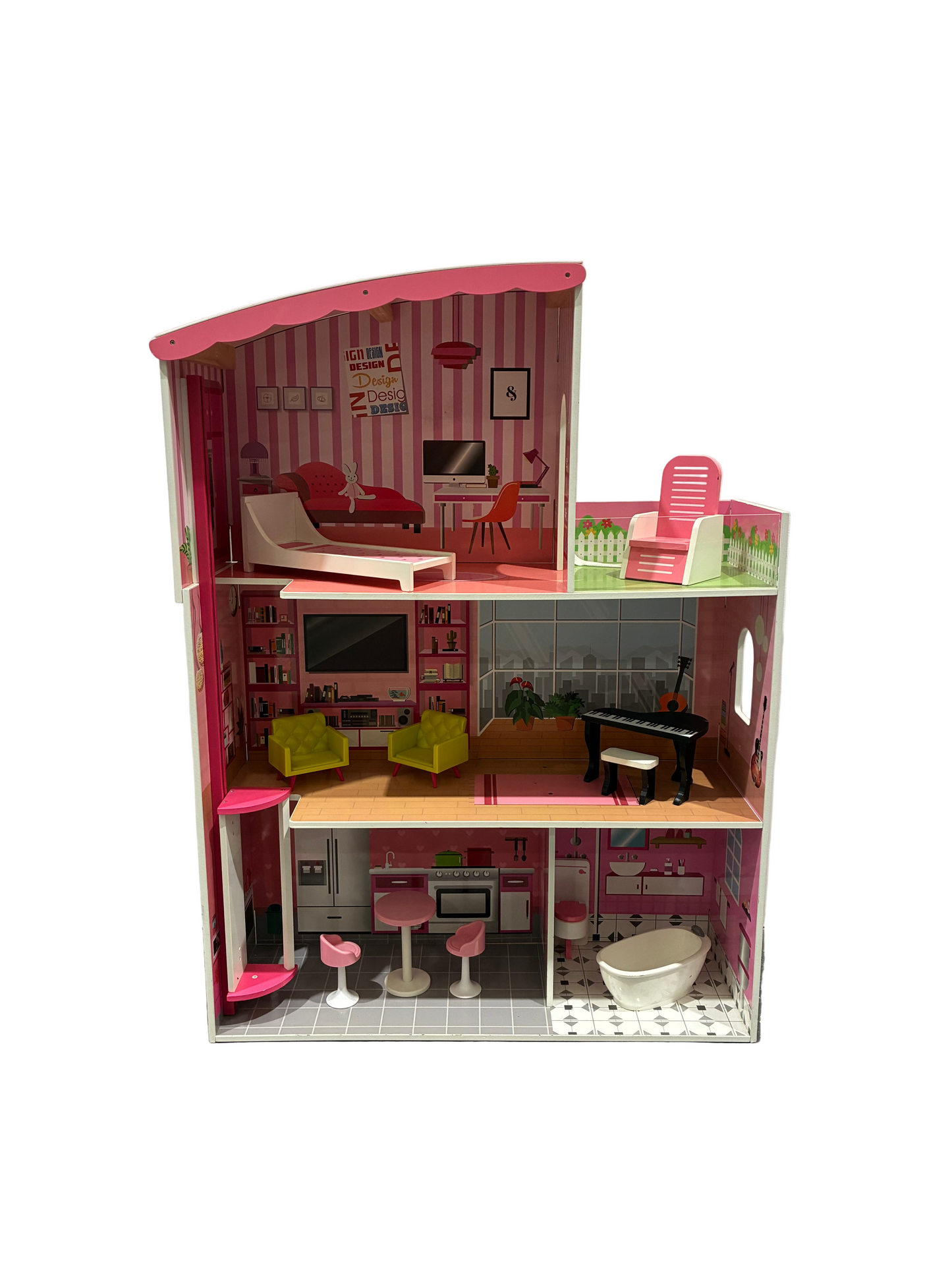 Wooden Fashion Dolls House (Pre-loved)