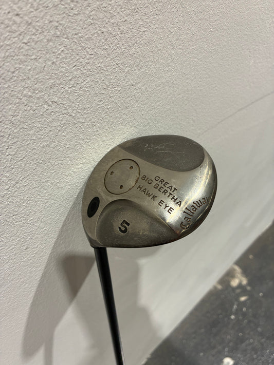 Callaway Great Big Bertha Hawk Eye 5 Wood Left Handed Golf Club (Pre-loved)