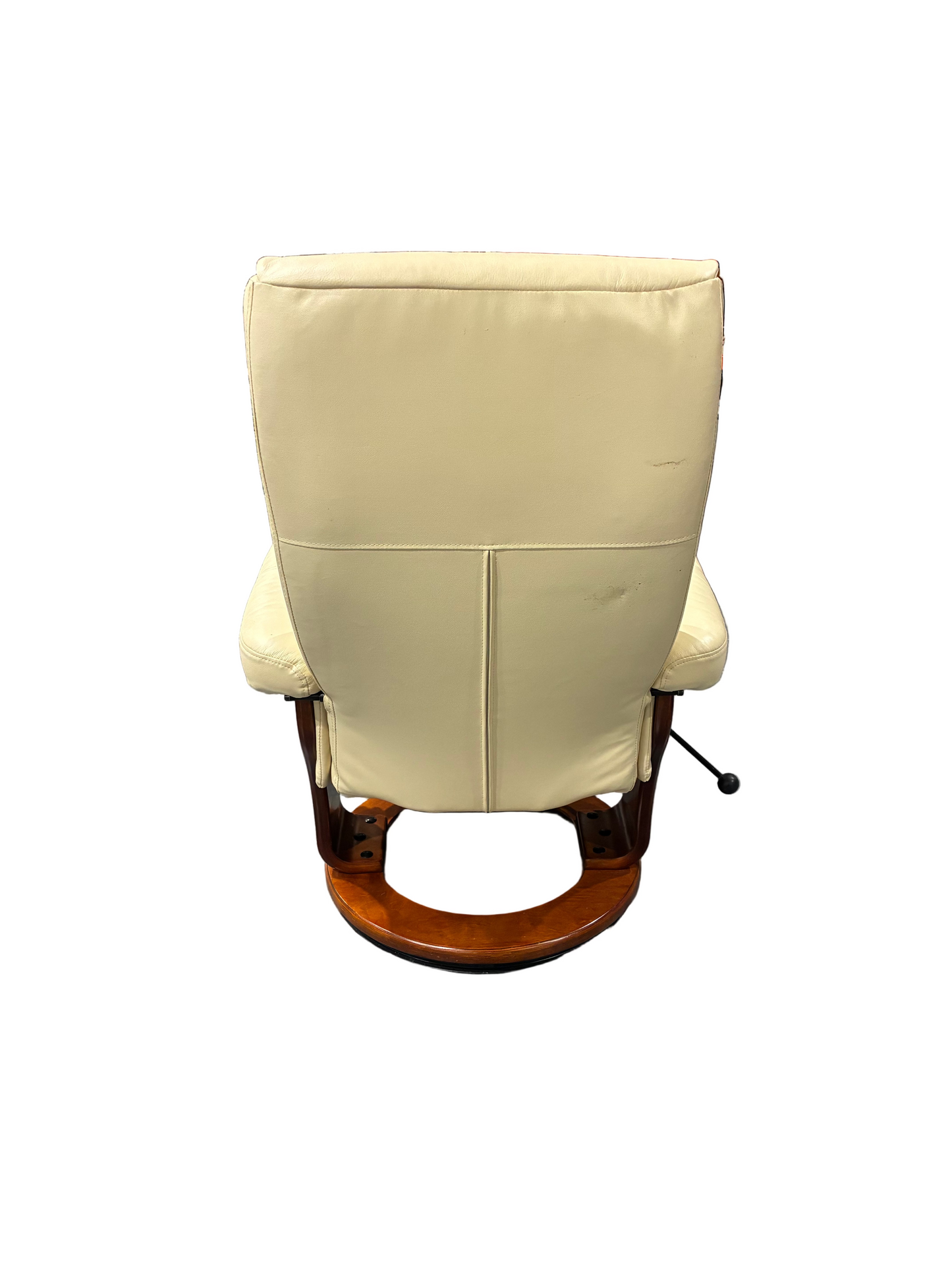 Leather Swivel Recliner Chair (Pre-loved)