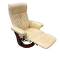 Leather Swivel Recliner Chair (Pre-loved)