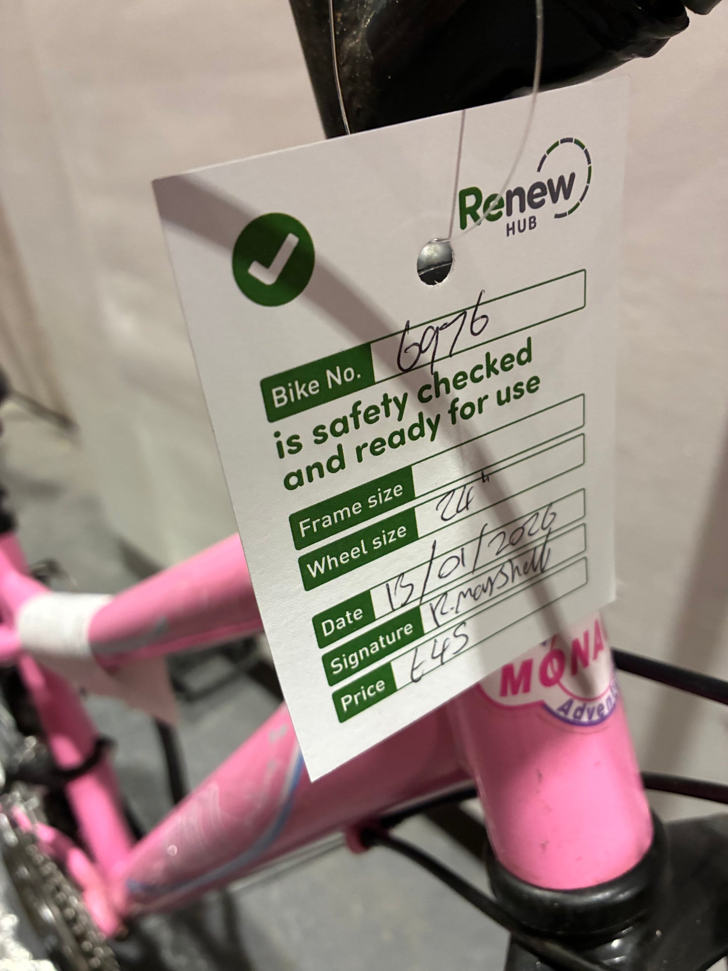 Monaco Fantasy 24” Girls Mountain Bike (Pre-loved)