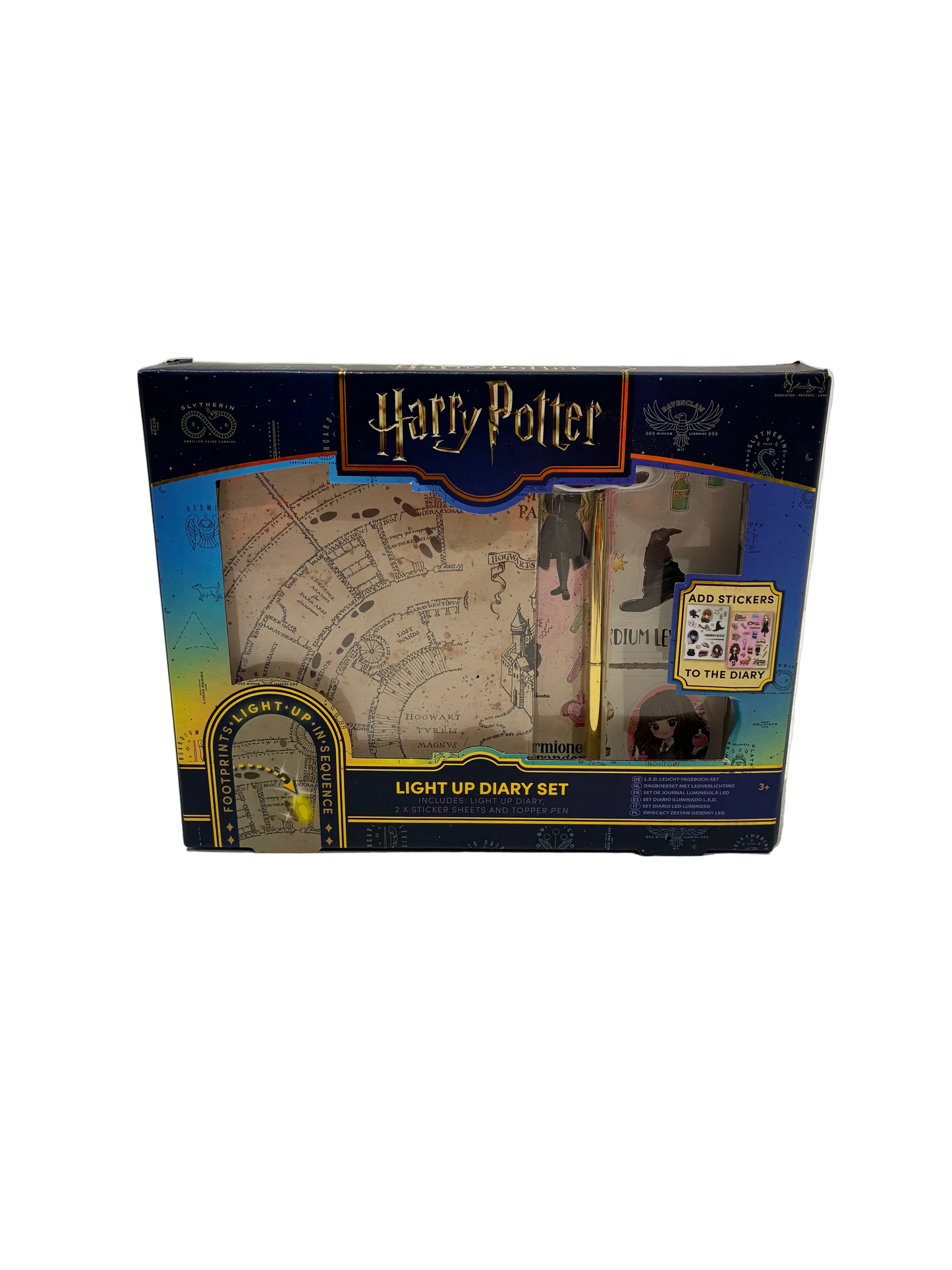 Harry Potter Marauders Map Light Up Diary Set (New)