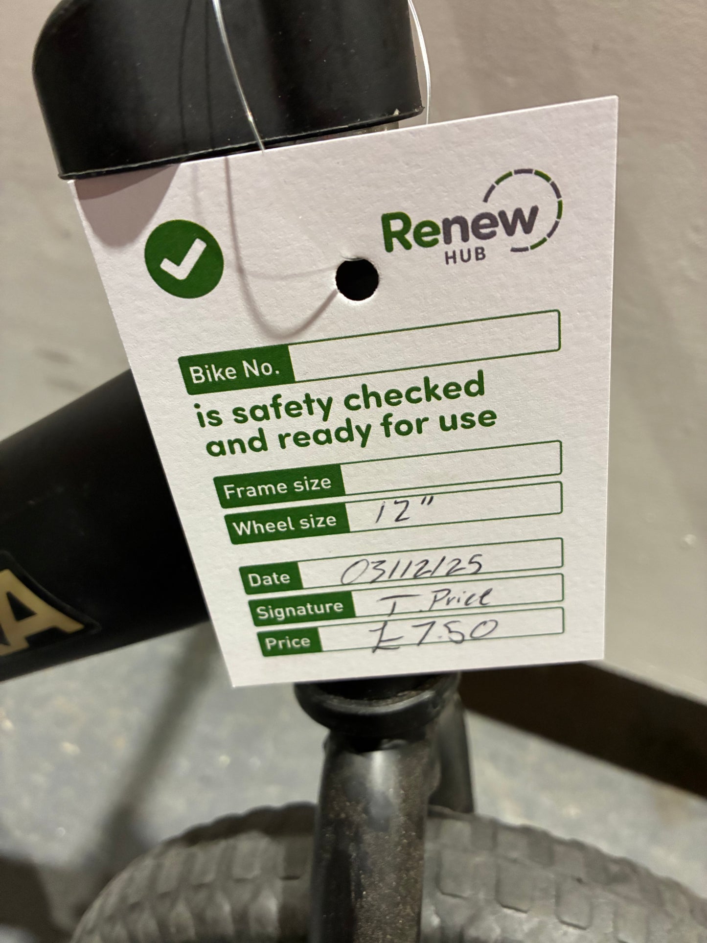 Lamicka 12” Balance Bike (Pre-loved)