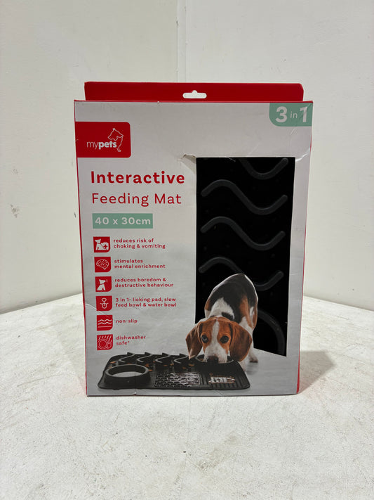 My Pets 3-In-1 Interactive Feeding Mat (New)