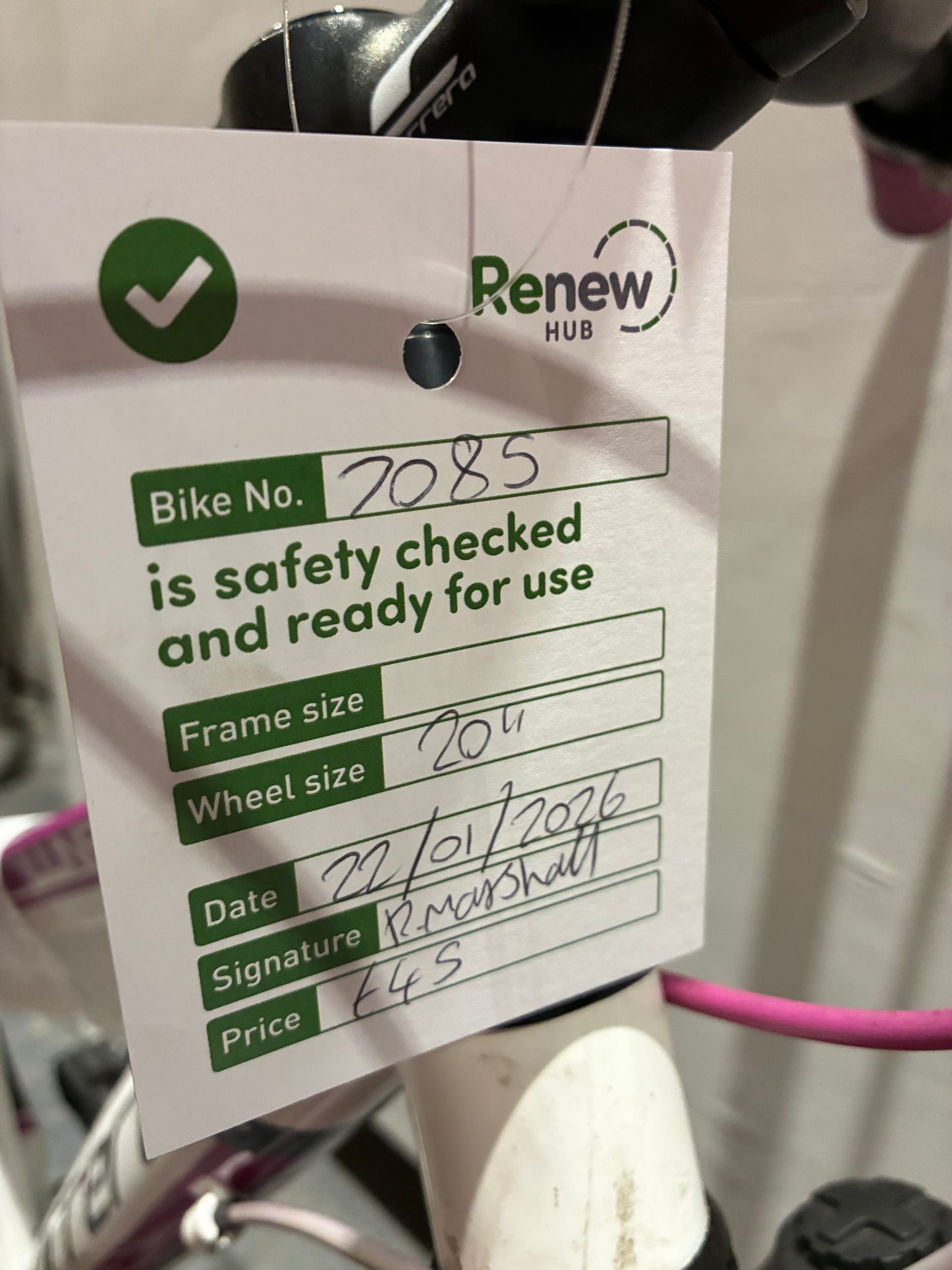 Carrera Luna 20” Junior Mountain Bike (Pre-loved)