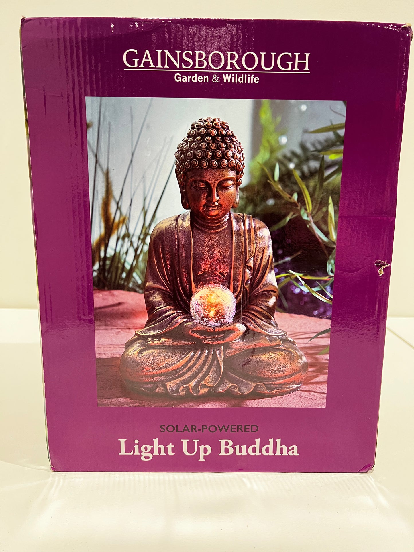 Garden Light Up Buddha (New)