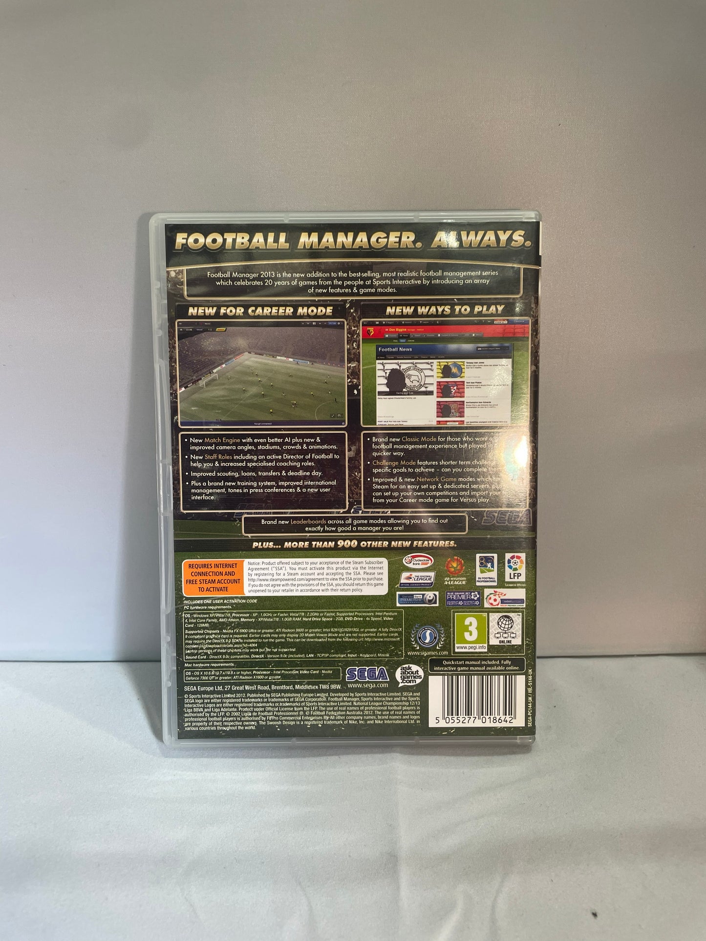 Football Manager 2013- PC Game (Pre-Loved)