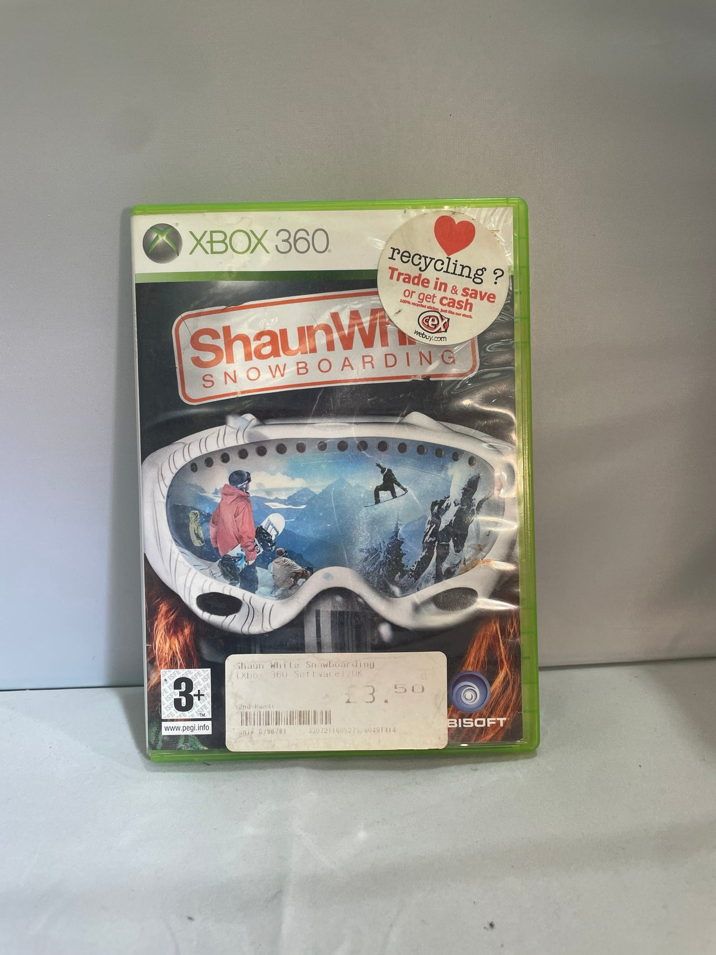Shaun White Snowboarding Game- Xbox 360 (Pre-Loved)