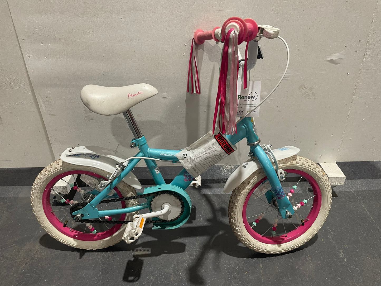 Serviced Apollo Mermaid Bike, 14"(Pre-Loved)