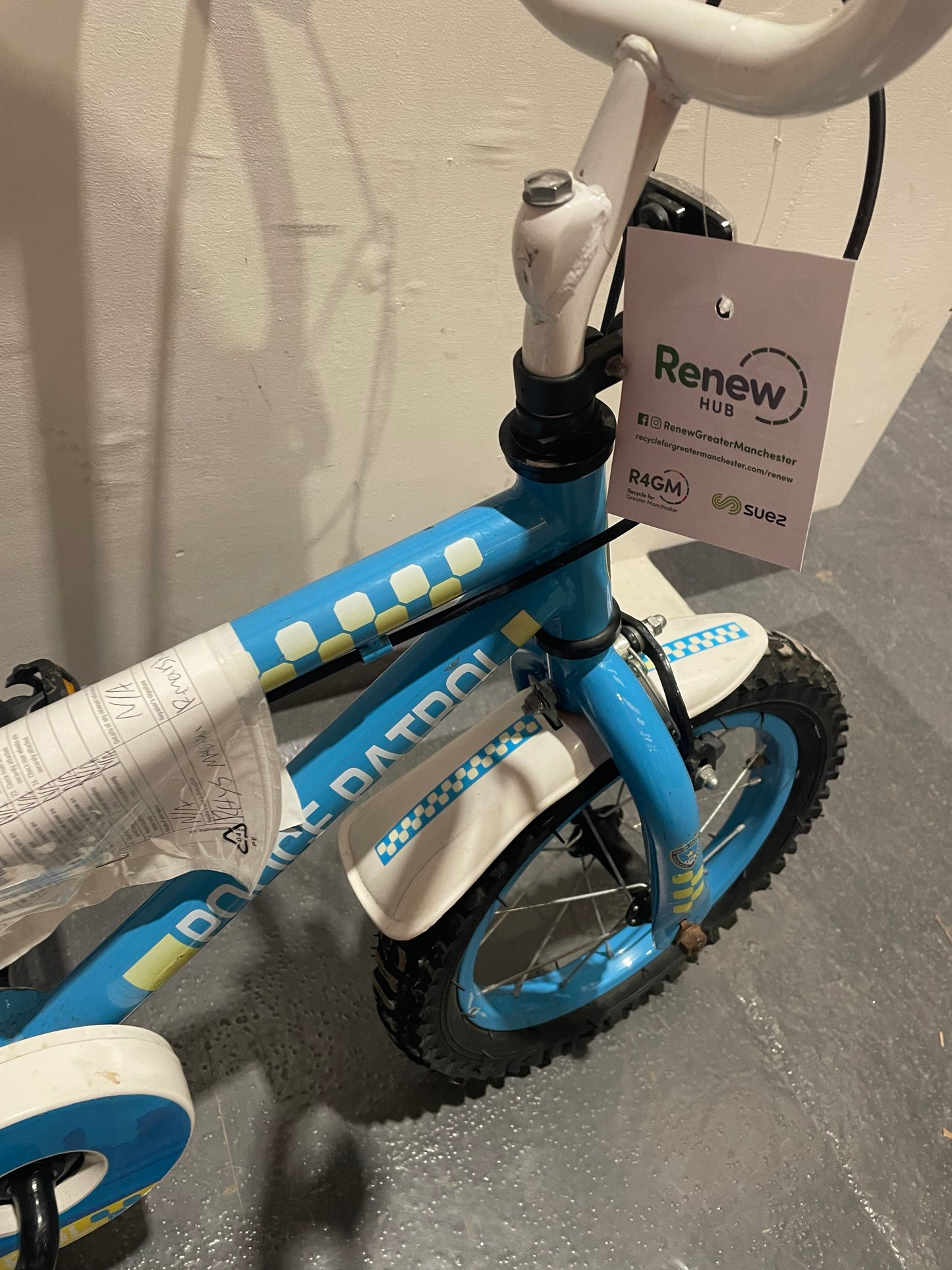 Serviced Police Patrol Bike, 14" (Pre-Loved)