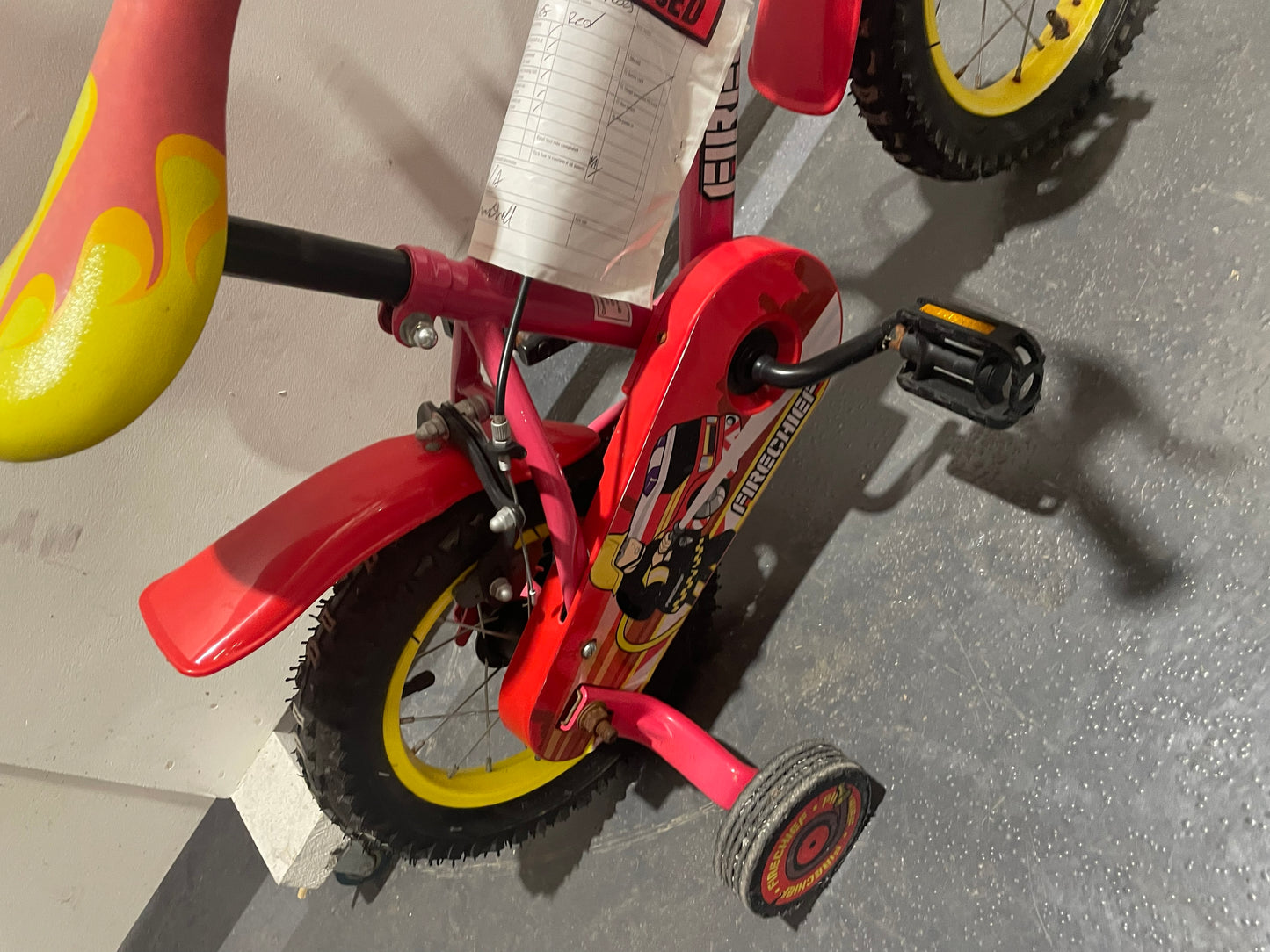 Serviced Fire Chief Bike, 12" (Pre-Loved)