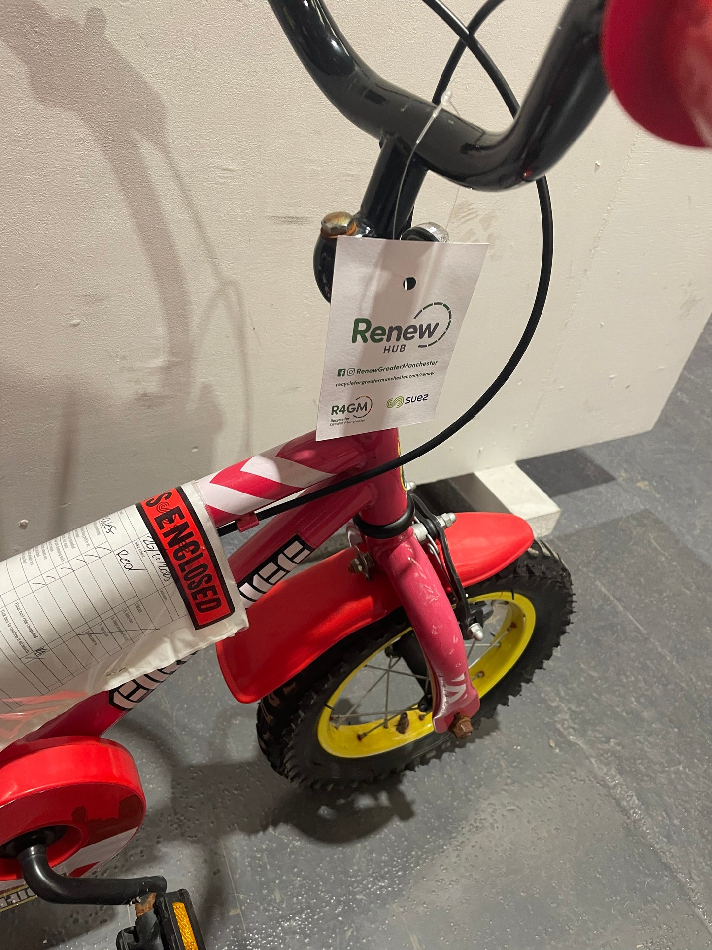 Serviced Fire Chief Bike, 12" (Pre-Loved)