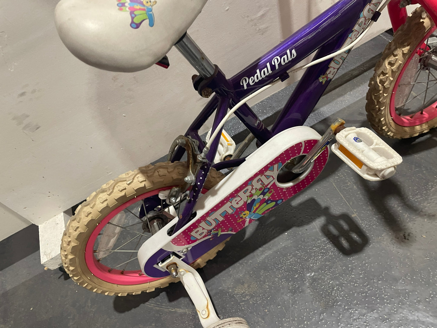 Serviced Pedal Pals Butterfly Bike, 14" (Pre-Loved)