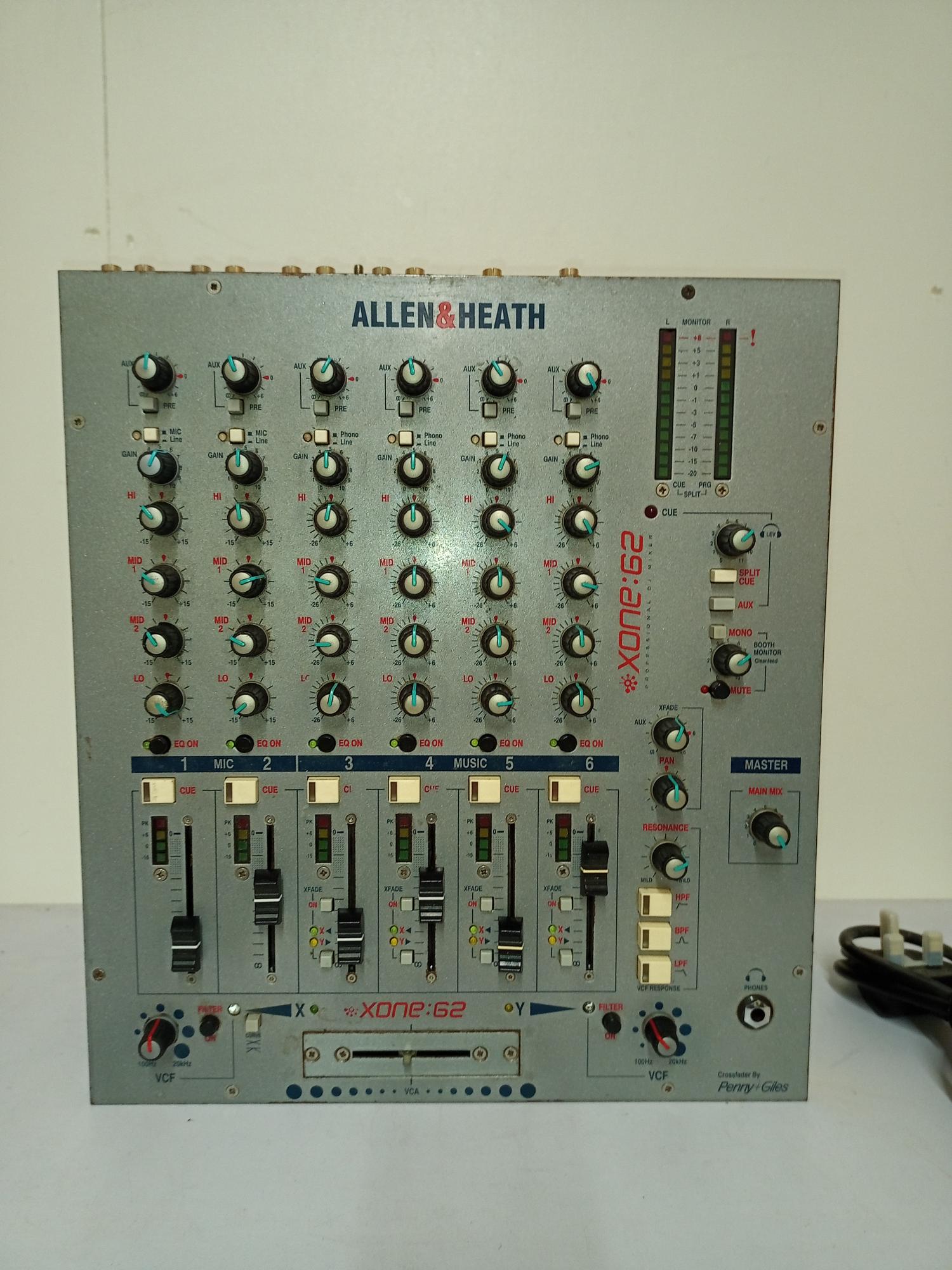 Allen & Heath Xone:62 Professional DJ Mixer (Pre-loved) – Renew Greater  Manchester