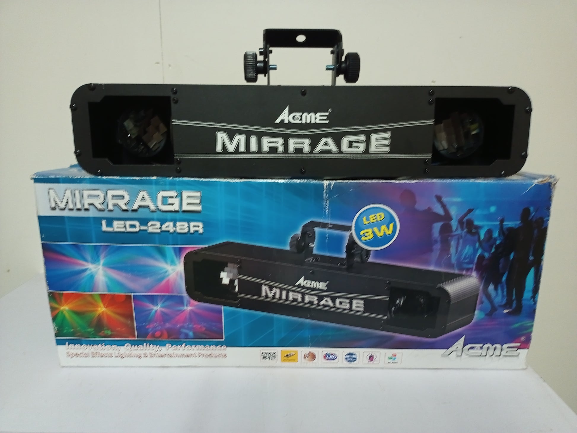 Mirrage LED disco light