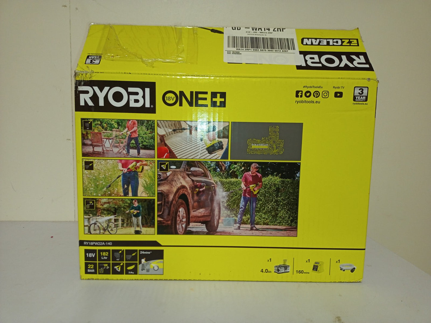 Ryobi One EZ Clean Cordless Power Washer (Pre-loved)