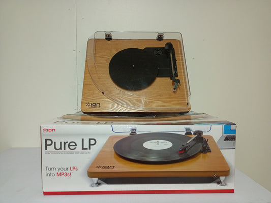 ION Pure LP USB Conversion Turntable for MAC or PC (Pre-loved)