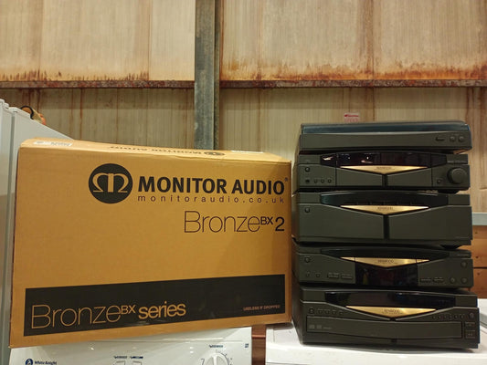 Kenwood Vintage 5 Stack Audio System with New Monitor Bronze BX2 Speakers (Pre-loved)