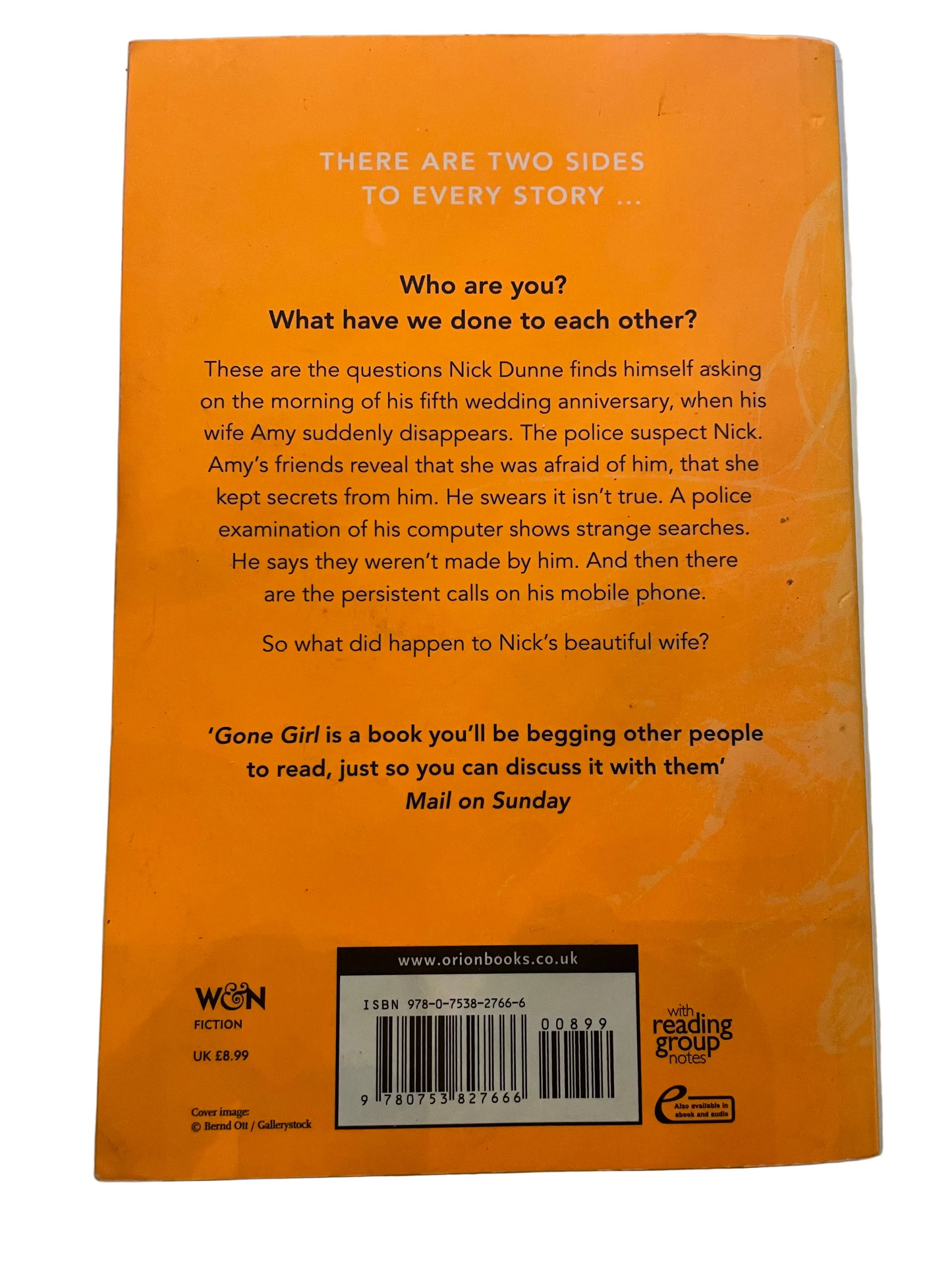 Gone Girl- Gillian Flynn The Book (Pre-Loved)