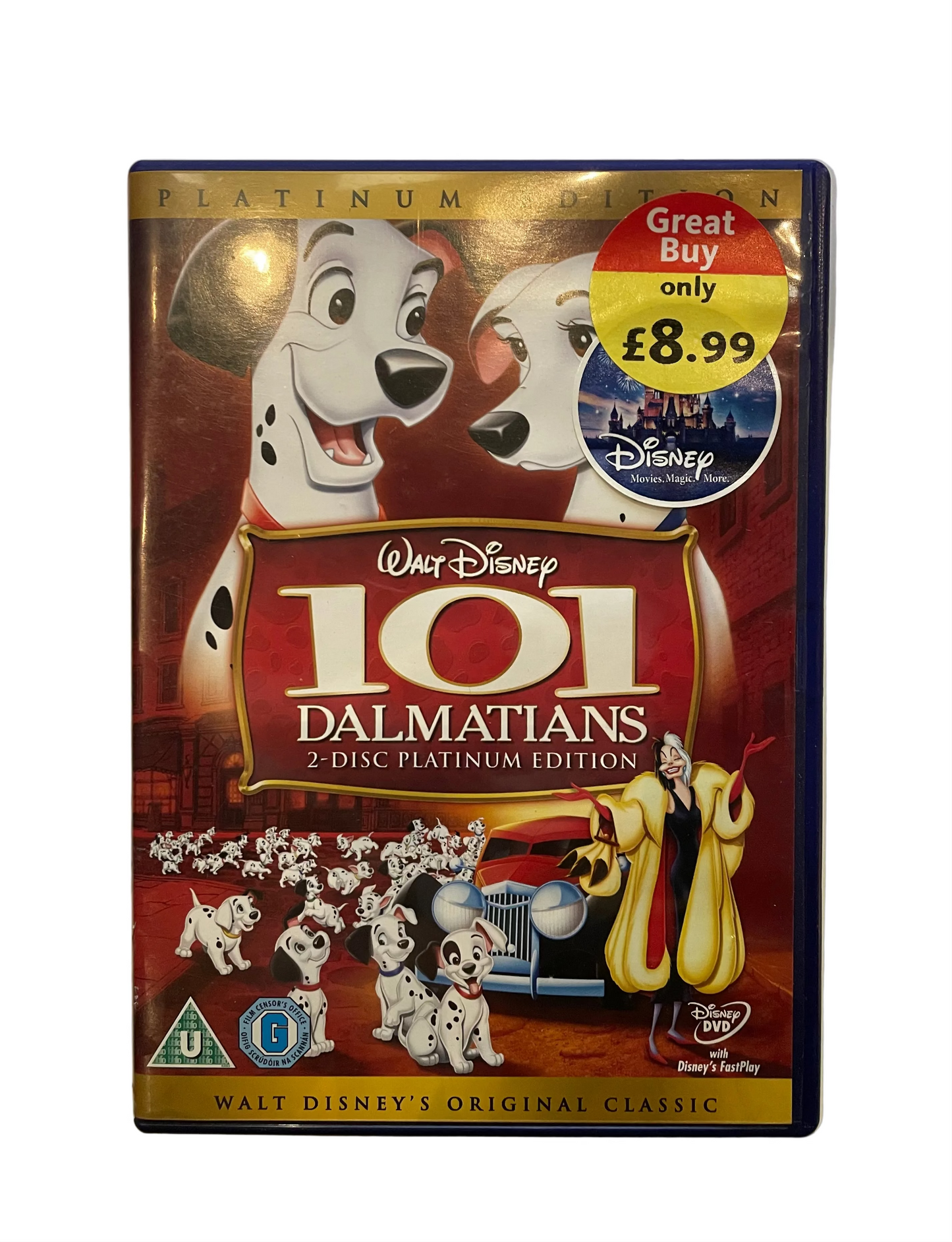 Walt Disney 101 Dalmatians DVD (Pre-Loved)