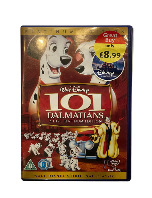 Walt Disney 101 Dalmatians DVD (Pre-Loved)