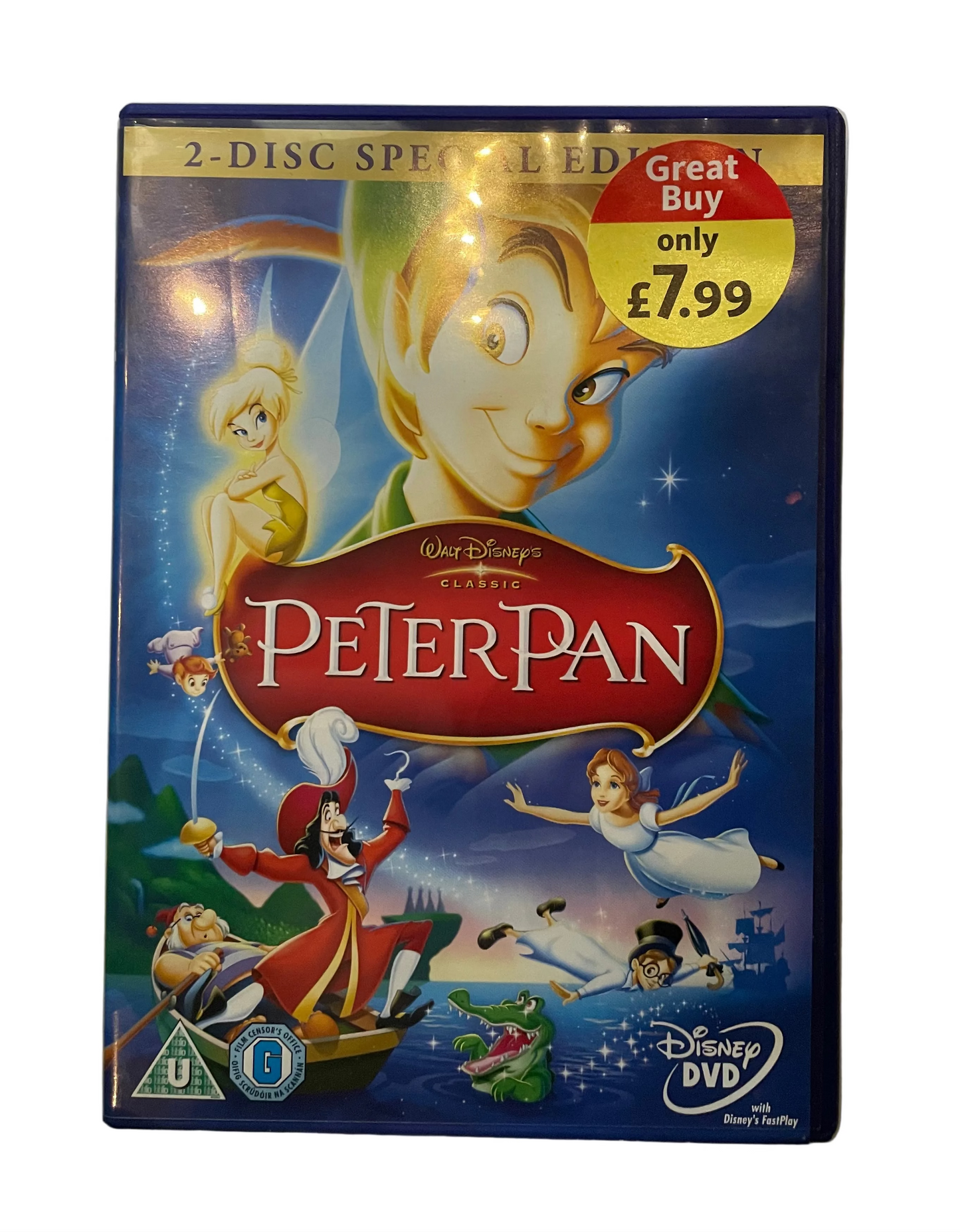 Walt Disney peter Pan DVD (Pre-Loved)