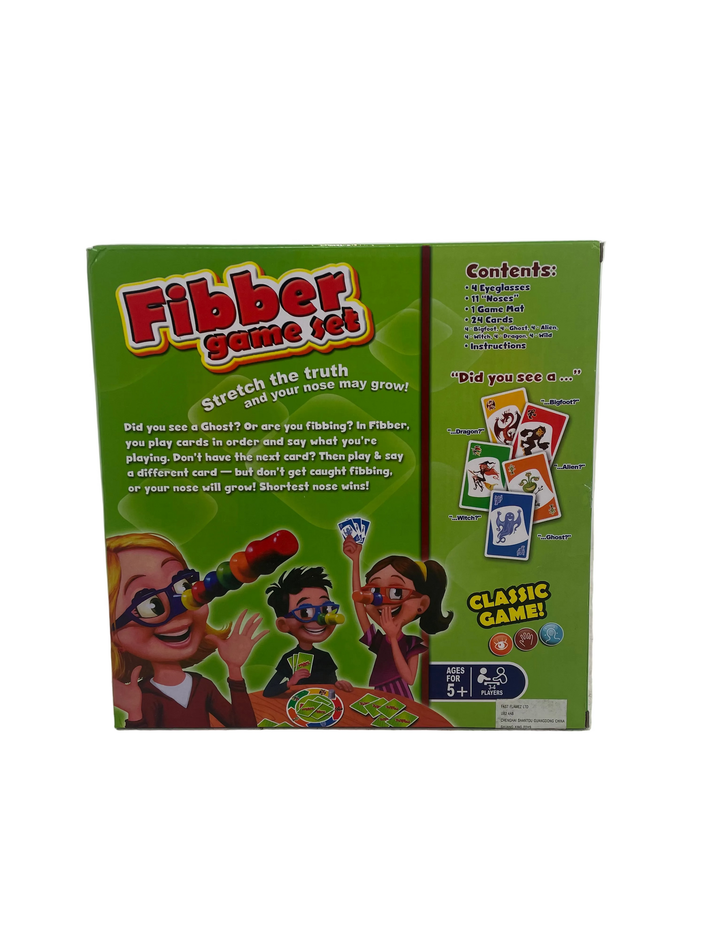 Fibber Game Set (Pre-Loved)