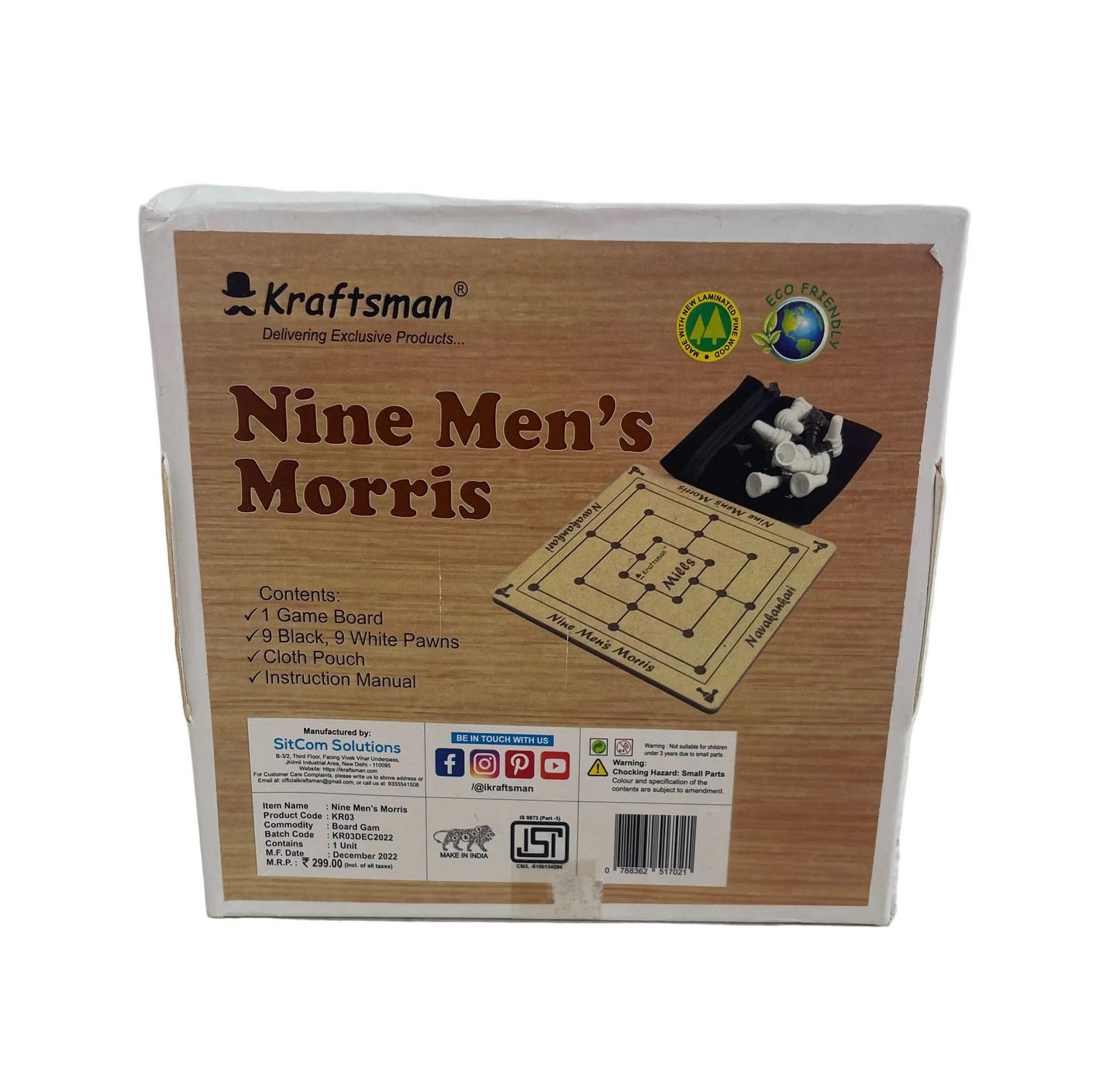 Nine Men's Morris (Pre-Loved)