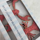 Set Of 2 Lobster Beaded Napkin Rings (New)