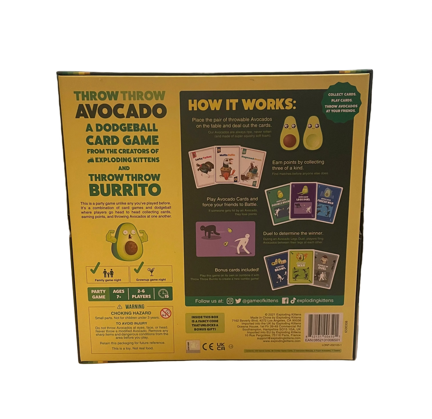 Throw Throw Avocado (New)