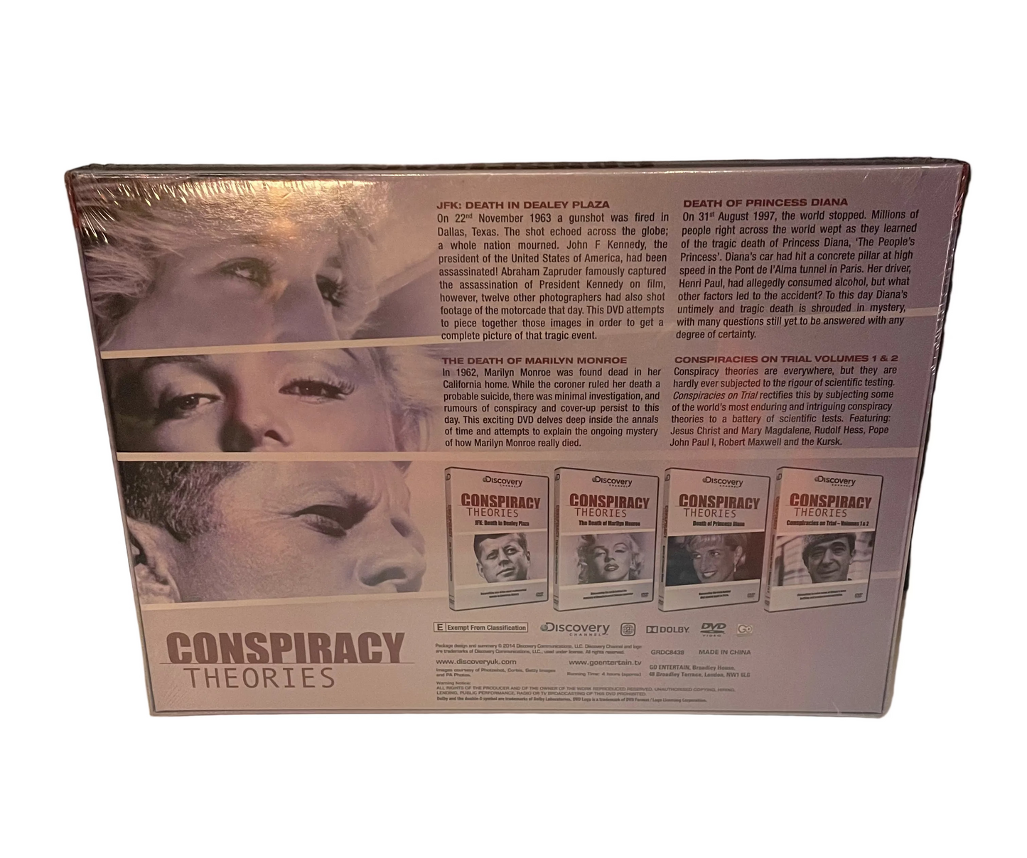 5 DVD Conspiracy Theory Set (New)