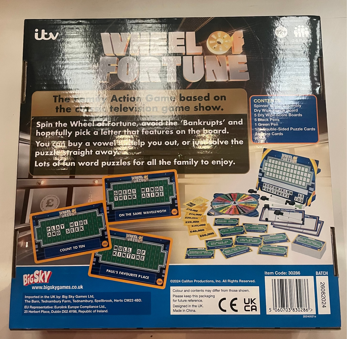 The Wheel Of Fortune Family Game (Pre-Loved)