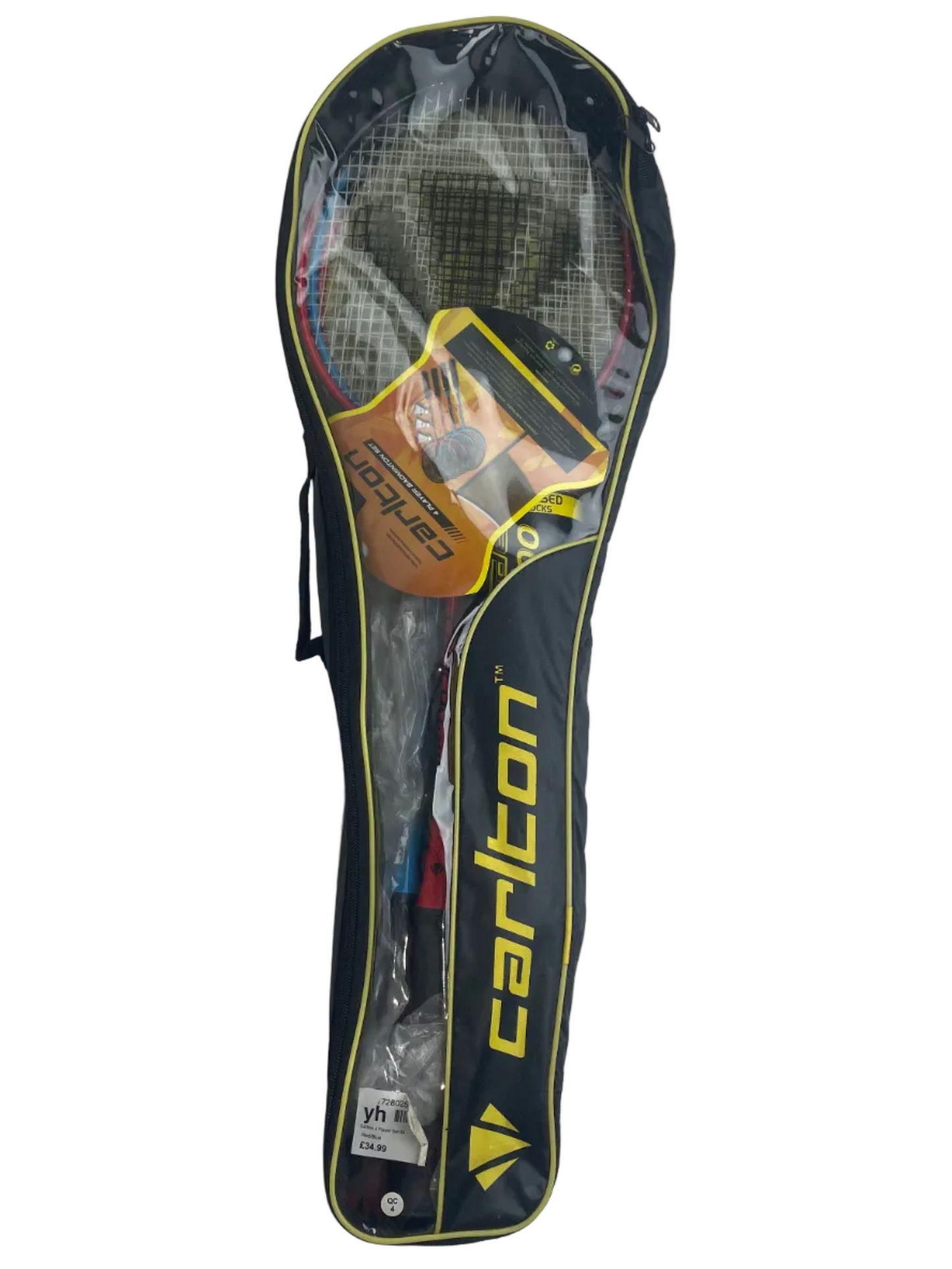 Carlton Badminton Set With 4 Rackets + Net (New)