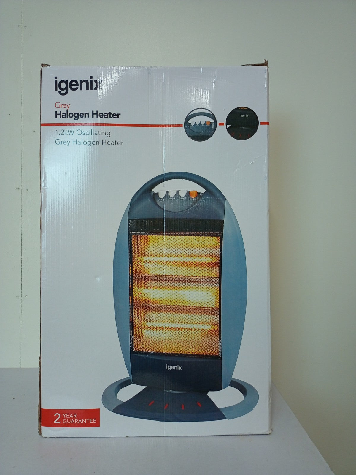 Igenix Grey Halogen Heater (Pre-loved)