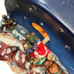 Animated Santa Scene Decoration with Moving Parts (Pre-Loved)