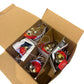 Perfect Christmas Set of 5 Acrylic Robins (Unused)