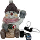 Fiber Optic Snowman Amanda Light-Up Christmas Decoration Boxed (Pre-Loved)