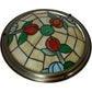 Art Nouveau Stained Glass Lamp Shade Floral Pattern (Pre-Loved)