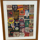 Vintage Style Framed Beer Label Mats Brewery Collectable Art Collage (Pre-Loved)