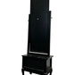Black Cheval Standing Mirror with Storage Drawer (Pre-Loved)