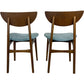 Pair of Danish Mid Century 1960s Dining Chairs Pre-Loved)
