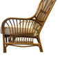 Vintage Bamboo Rattan Conservatory Sofa Two Seater Cane Frame (Pre-Loved)