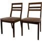 Vintage Wooden Dining Chairs Mid Century Set of 2 (Pre-Loved)