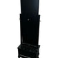 Black Cheval Standing Mirror with Storage Drawer (Pre-Loved)